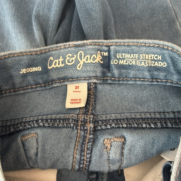 Sweatshirt and 2 pairs of jeans 3T Cat & Jack & Old Navy - Picture 7 of 11